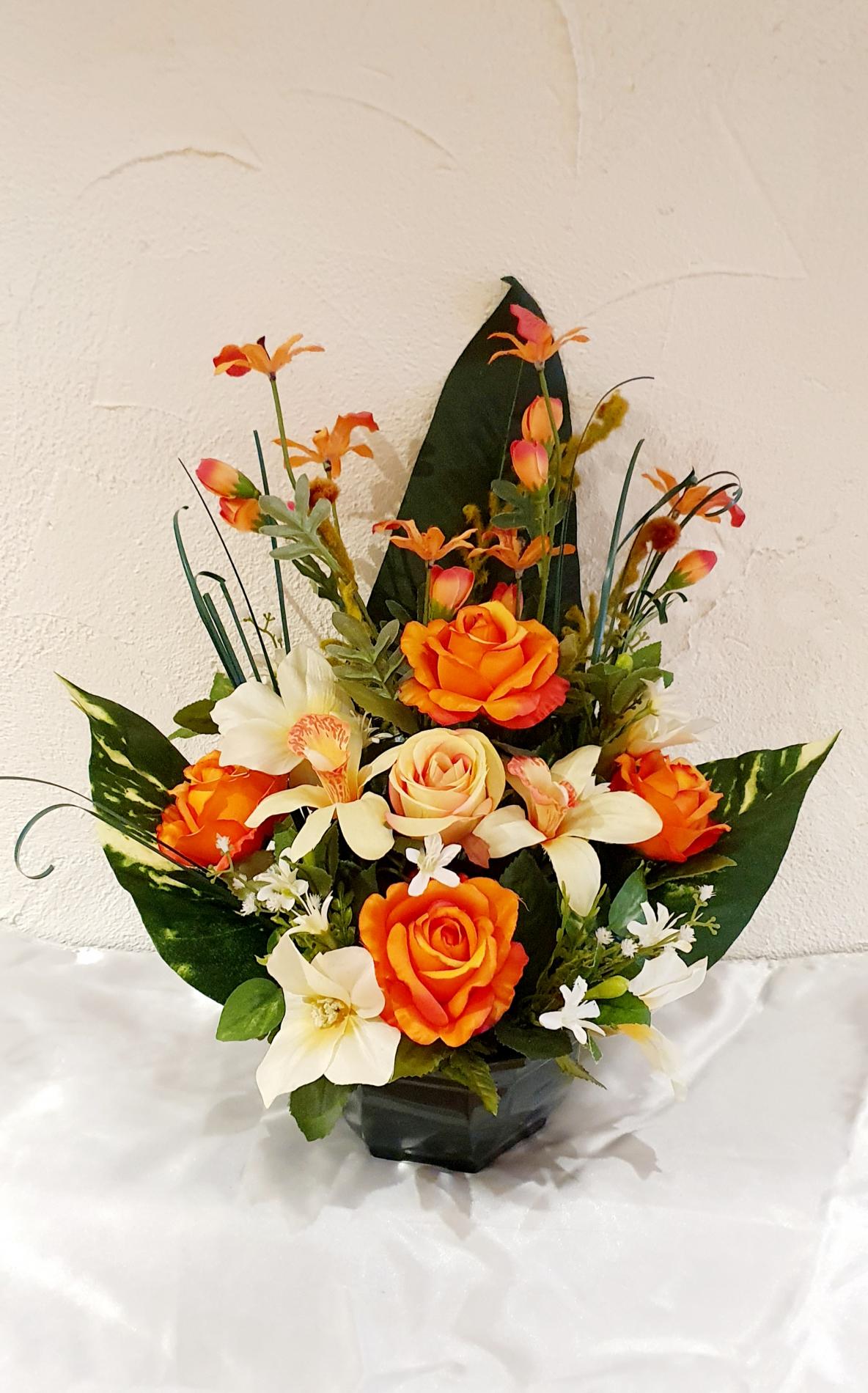 Composition coupe Fleurs Piquées